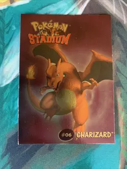 POKEMON CHARIZARD 2000 DANONE STADIUM FOIL GOLD 2/8 2 - Image 1