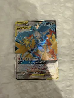 Pokemon TCG: Hidden Fates - Moltres & Zapdos & Articuno GX 66/68 - Holo Full Art - Image 1