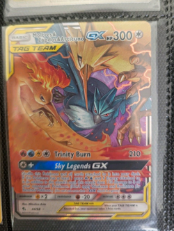 Pokemon TCG Hidden Fates Moltres & Zapdos & Articuno GX 44/68 Holo TAG TEAM - Image 1