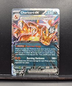 Pokemon TCG Charizard ex Sv: Scarlet & Violet Promos 196 Holo Full Art NM - Image 1