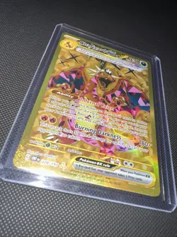 Pokemon TCG Charizard ex 228/197 Obsidian Flames Hyper Rare Gold Tera Full Art - Image 1