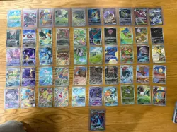 Pokemon TCG - Illustration Rare/Full Art/VMAX/EX/PROMO - Bulk Lot 97 Cards NM - Image 1