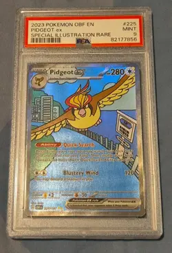 PSA 9 2023 Pokemon TCG Obsidian Flames Pidgeot ex Special Illustration 225/197 - Image 1