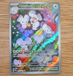 Pokemon TCG Maushold 226/193 Paldea Evolved Illustration Rare Full Art Holo EN - Image 1