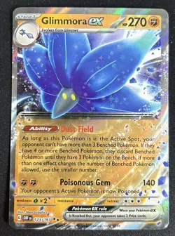 Glimmora ex 123/197 Obsidian Flames Double Rare Holo Pokemon TCG Card NM - Image 1