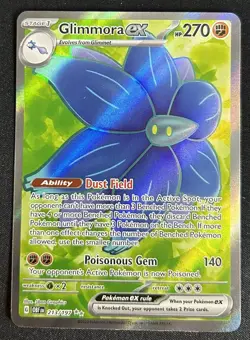 Glimmora ex 213/197 Obsidian Flames Full Art Ultra Rare Pokemon TCG Card NM - Image 1