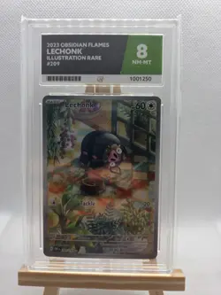 Pokemon TCG Lechonk Obsidian Flames Holo Card 209/197 Illustration Rare Ace 8 - Image 1