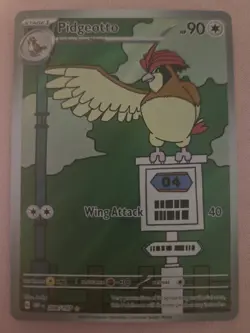 Pokemon TCG Pidgeotto 208/197 Obsidian Flames Illustration Rare Holo EN - Image 1