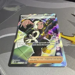 Pokemon TCG Ryme Obsidian Flames Trainer Full Art Card 221/197 NM Condition - Image 2