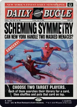 MTG Secret Lair MARVEL Spider-Man: Daily Bugle Breaking News FOIL EDITION - Image 4