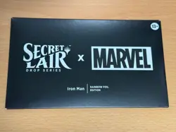 MTG Secret Lair x Marvel Iron Man Rainbow Foil Edition - Sealed - Image 1