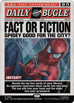 MTG SECRET LAIR X MARVEL’S SPIDER-MAN: DAILY BUGLE BREAKING NEWS NON-FOIL NEW - Image 4
