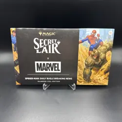 MTG Secret Lair x Marvel's Spider-Man: Daily Bugle Breaking News Rainbow Foil - Image 1