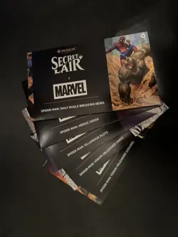 MTG Secret Lair x Marvel Spider-Man The Non-Foil Web Slinger Bundle Sealed - Image 1