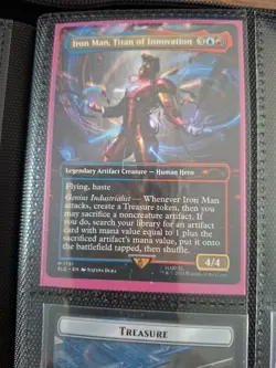 MTG Secret Lair x Marvel Non Foil Edition IRON MAN 2024 Unsealed - Image 2
