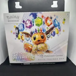 Pokemon Center Prismatic Evolutions Elite Trainer Box PC ETB Factory Sealed - Image 1