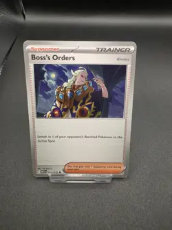 Pokemon TCG Mega Evolution Uncommon Card Boss's Orders 114/132 Near Mint NM - Image 1