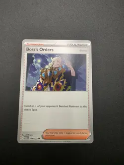 Pokemon TCG Mega Evolution Uncommon Card Boss's Orders 114/132 Near Mint NM - Image 4