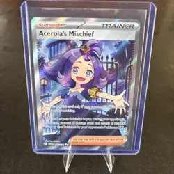 Acerola's Mischief 165/132 Ultra Rare Mega Evolution Pokemon TCG - Image 1