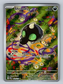 Shroodle 149/132 Illustration Rare ME01: Mega Evolution Pokemon TCG Card NM - Image 1