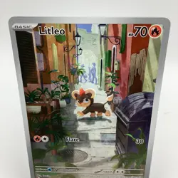 LITLEO 139/132 NM ILLUSTRATION RARE MEGA EVOLUTION POKEMON 2025 - Image 2