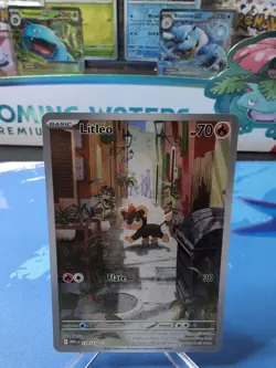 Litleo 139/132 Illustration Rare (IR) Full Art Holo Pokemon Mega Evolution NM/M - Image 1
