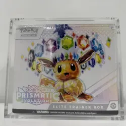 Pokemon TCG Scarlet & Violet Prismatic Evolutions Elite Trainer Box ETB Eevee - Image 1