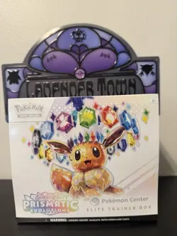 Pokemon Center Prismatic Evolutions Elite Trainer Box SEALED PC ETB w/ Case - Image 3