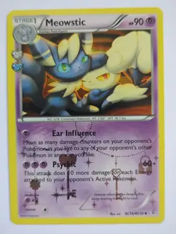 Meowstic RC15/RC32 XY Generations Holo Pokemon Card Radiant Collection - Image 1
