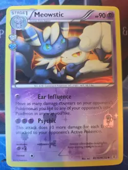Meowstic RC15/RC32 Generations Radiant Collection Holo Pokemon Card - NM - Image 1