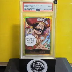 2026 One Piece Adventure on Kami's Island DON!! Don Alt Art Golden Foil PSA 9 - Image 1