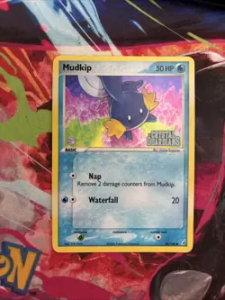 Pokemon TCG Mudkip EX Crystal Guardians 58/100 Reverse Holo Stamped - Image 1
