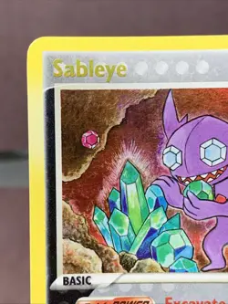 Pokemon TCG Sableye EX Crystal Guardians Reverse Holo Rare 10/100 Stamped 2006 - Image 2