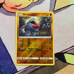 Nosepass 69/145 Common Guardians Rising Pokemon Reverse Holo Lightly Played - Image 1