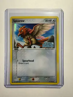 Pokemon TCG Spearow 61/100 Crystal Guardians Stamp Reverse Holo LP - Image 1