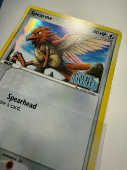 Pokemon TCG Spearow 61/100 Crystal Guardians Stamp Reverse Holo LP - Image 3