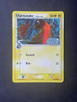 Charmander EX Crystal Guardians 49/100 Reverse Holo Stamped Pokemon TCG - CLEAN - Image 1