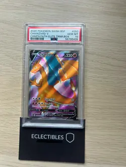 PSA 10 Pokemon SWSH Black Star Promos SWSH 050 Charizard V - Image 1