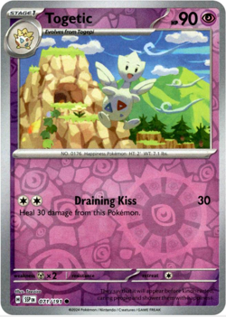 Togetic 071/191 | Surging Sparks | Common Reverse Holo | NM Pokemon Card - Image 1