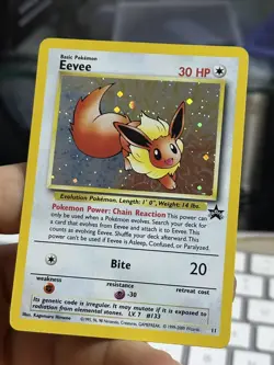 #2 Eevee 11 2000 Holo Black Star Promo Rare WOTC Nintendo Pokemon Card TCG - Image 4