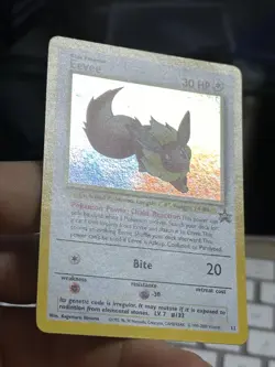#2 Eevee 11 2000 Holo Black Star Promo Rare WOTC Nintendo Pokemon Card TCG - Image 5