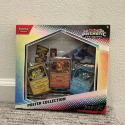 Pokemon TCG Prismatic Evolutions Poster Collection Box Promo English 2024 - Image 1