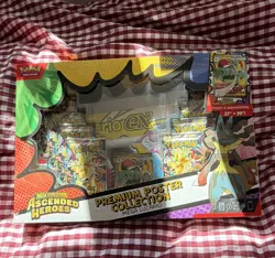 Pokemon TCG Mega Lucario EX Premium Poster Collection Box Promo Booster XY177 - Image 1