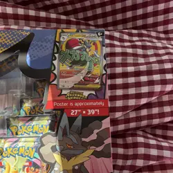 Pokemon TCG Mega Lucario EX Premium Poster Collection Box Promo Booster XY177 - Image 5
