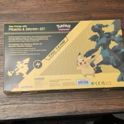 Pokemon TCG Pikachu & Zekrom-GX Premium Collection Box Promo Oversized 2019 - Image 2
