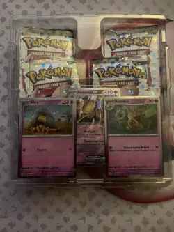 Pokemon TCG Scarlet & Violet 151 Alakazam ex Collection Box 3 Promo Cards - Image 3