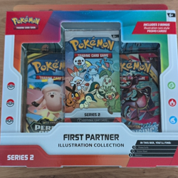 Pokemon TCG First Partner Illustration Collection Series 2 Box + 3 Promo Cards - Image 1
