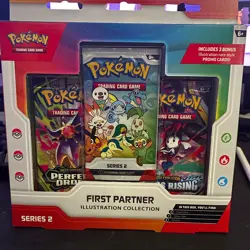 Pokemon TCG First Partner Illustration Collection Series 2 Box Promo 3 Cards - Image 1