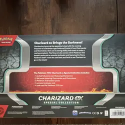 Pokemon TCG Charizard ex Special Collection Sealed Box 5 Packs + Oversized Promo - Image 2