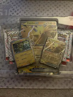 Pokemon TCG Scarlet & Violet 151 Zapdos ex Collection Box 2 Promo Cards 2023 - Image 3